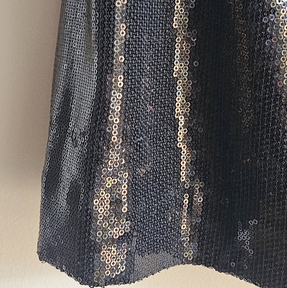 White House Black Market Sleeveless Sequin Mini Dress in Women's 4 - Picture 15 of 16